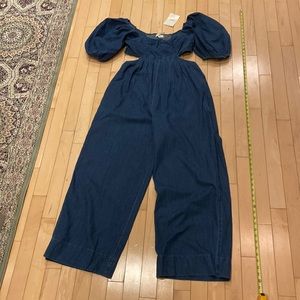 Bohme Dark Wash Denim Romper